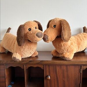 KellyToy Plush Dachshund dogs 12” long